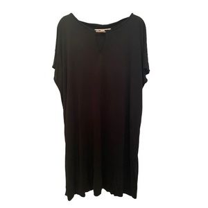 Diane Von Furstenberg Black Mini‎ Tunic Dress Size P